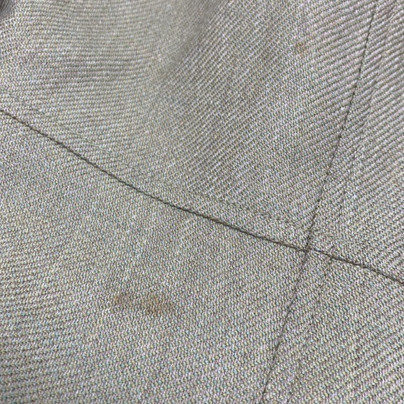 Ellen Tracy sage green blazer lined 3/4 sleeves wool cashmere blend 2 button - Picture 6 of 7